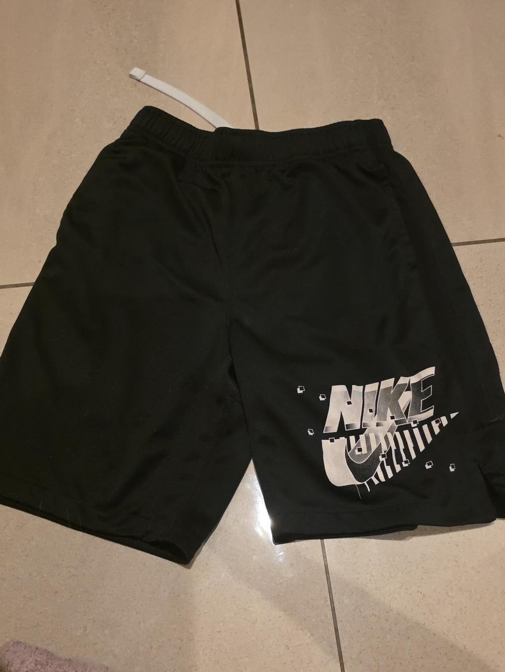 Nike Black Shorts with White Logo